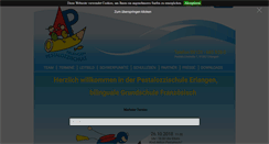 Desktop Screenshot of pestalozzischule-erlangen.de