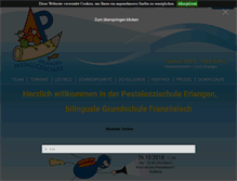 Tablet Screenshot of pestalozzischule-erlangen.de